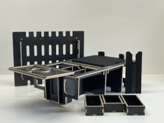 1595 Tech Bench insert - Slotted lid Board - Tool Tray ( Combo Deal)