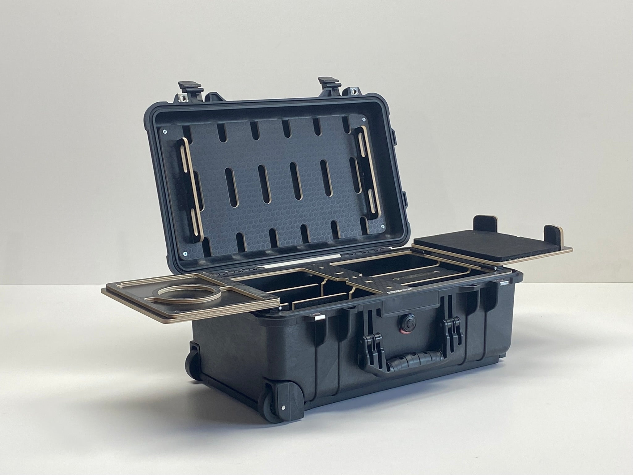 1510 Case - 1510 Tech Bench insert - Slotted lid Board - Tool Tray