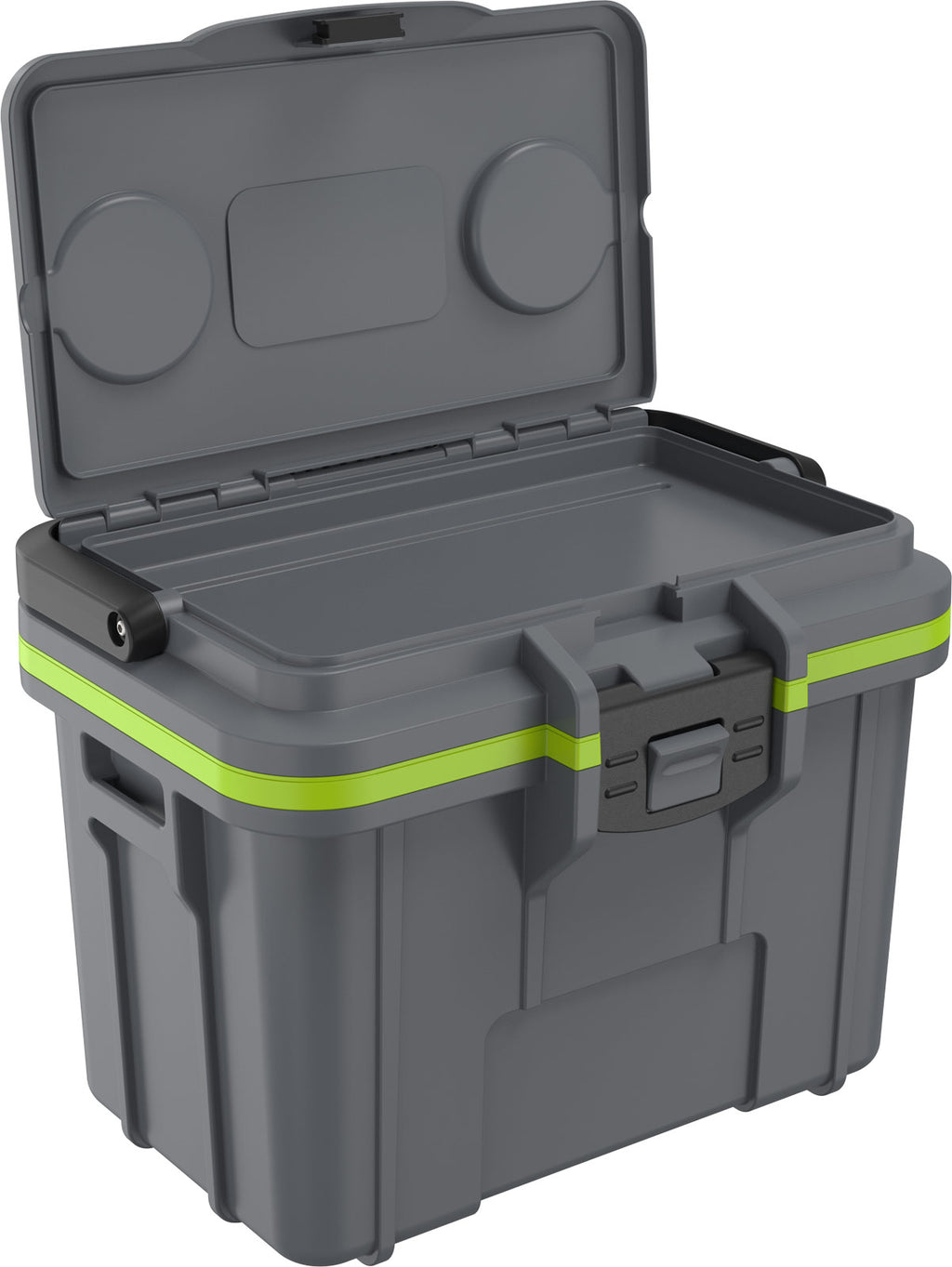 8QT Personal Cooler  - Dark Gray - Green