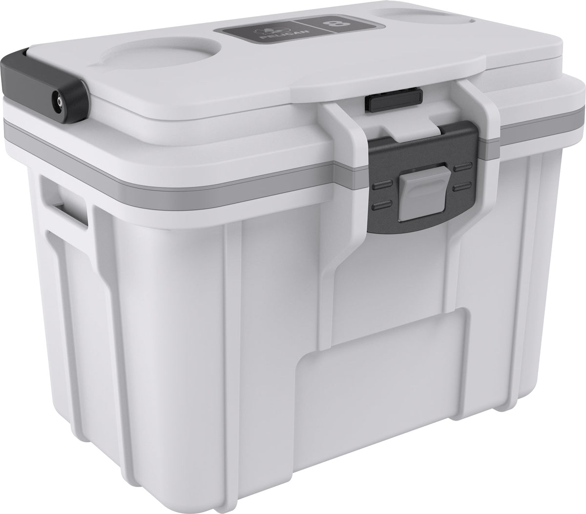8QT Personal Cooler  - WHTGRY